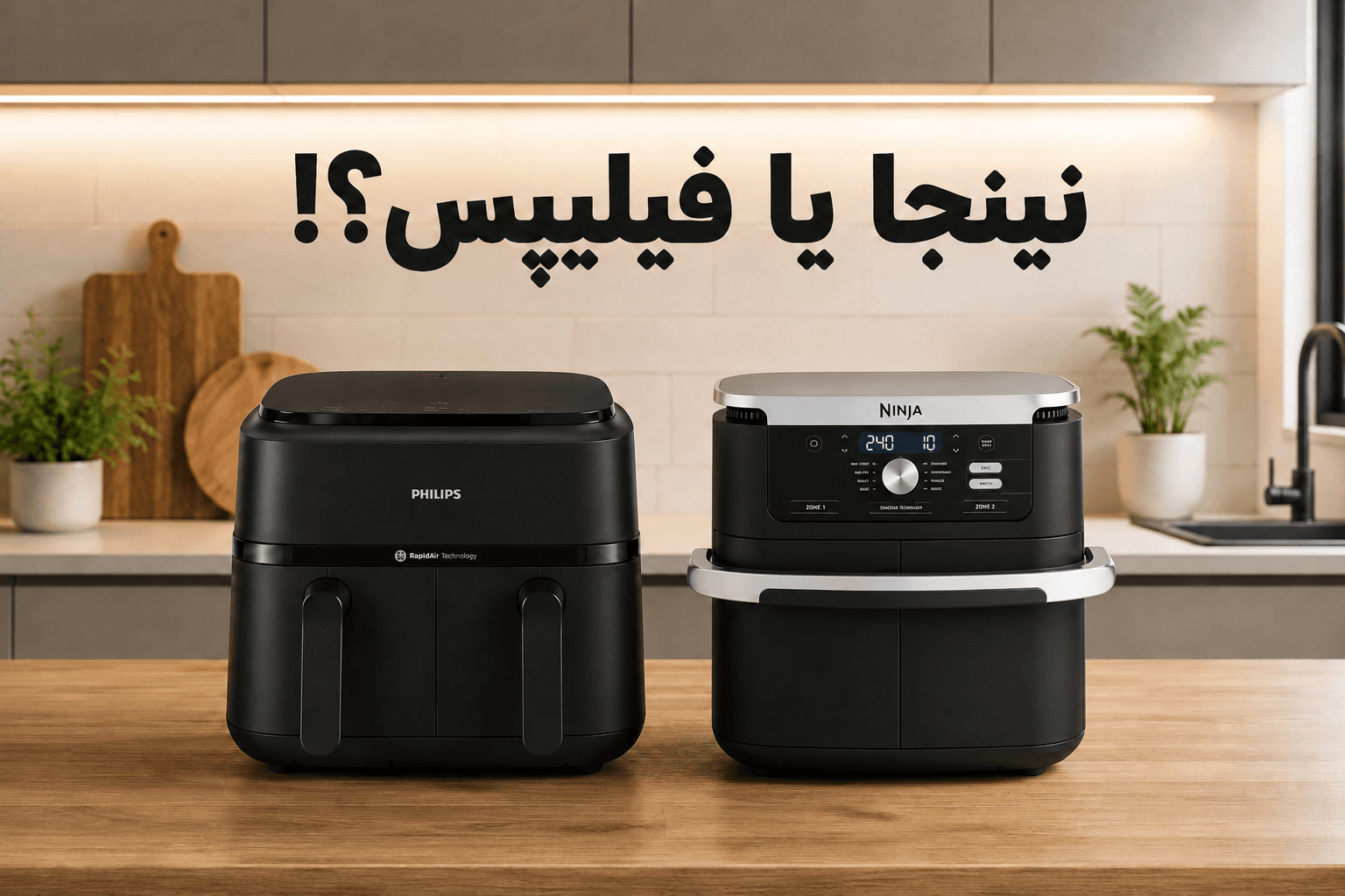 مقایسه سرخکنهای نینجا و فیلیپس؛ کدام برند انتخاب بهتری است؟