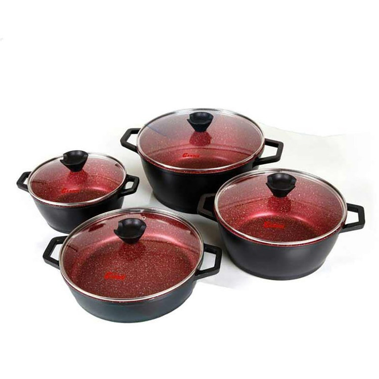 سرویس قابلمه کاندید مدل ورونا ۸ پارچه گرانیتی