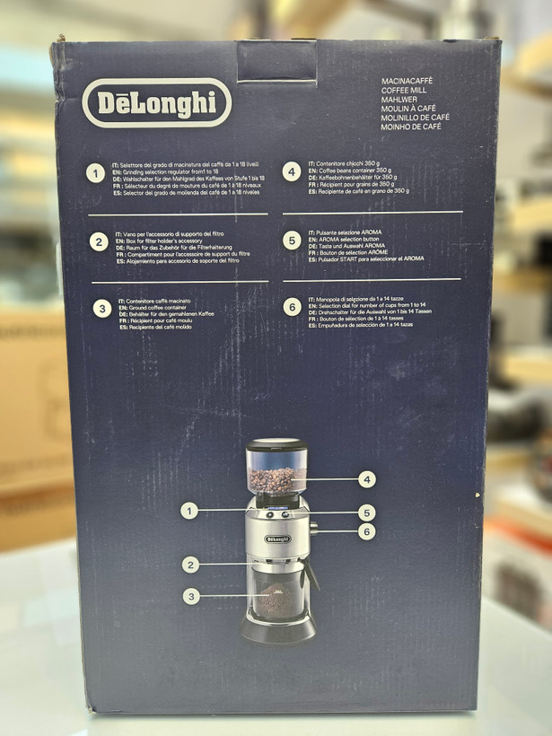 آسیاب قهوه دلونگی مدل KG521.M توان 150 وات